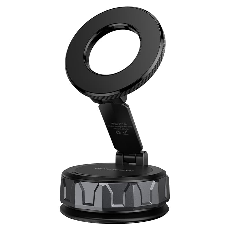 Держатель для телефона автодержатель BOROFONE BH140 Gloria vacuum suction cup magnetic ring holder multi-scene Black