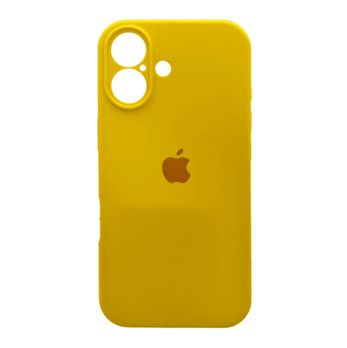 Захисний чохол-накладка Silicone Full Case AA Camera Protect для Apple iPhone 17 Sunny Yellow (FullAAi17-56)