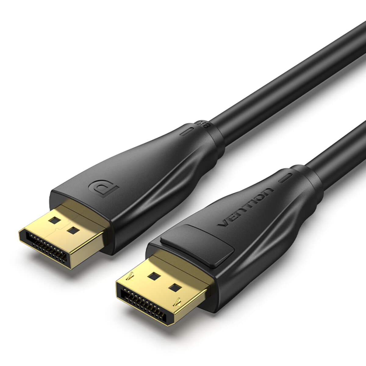 Кабель Vention DisplayPort 1.4 Male to DisplayPort Male HD Cable 8K 2m Black (HCDBH)