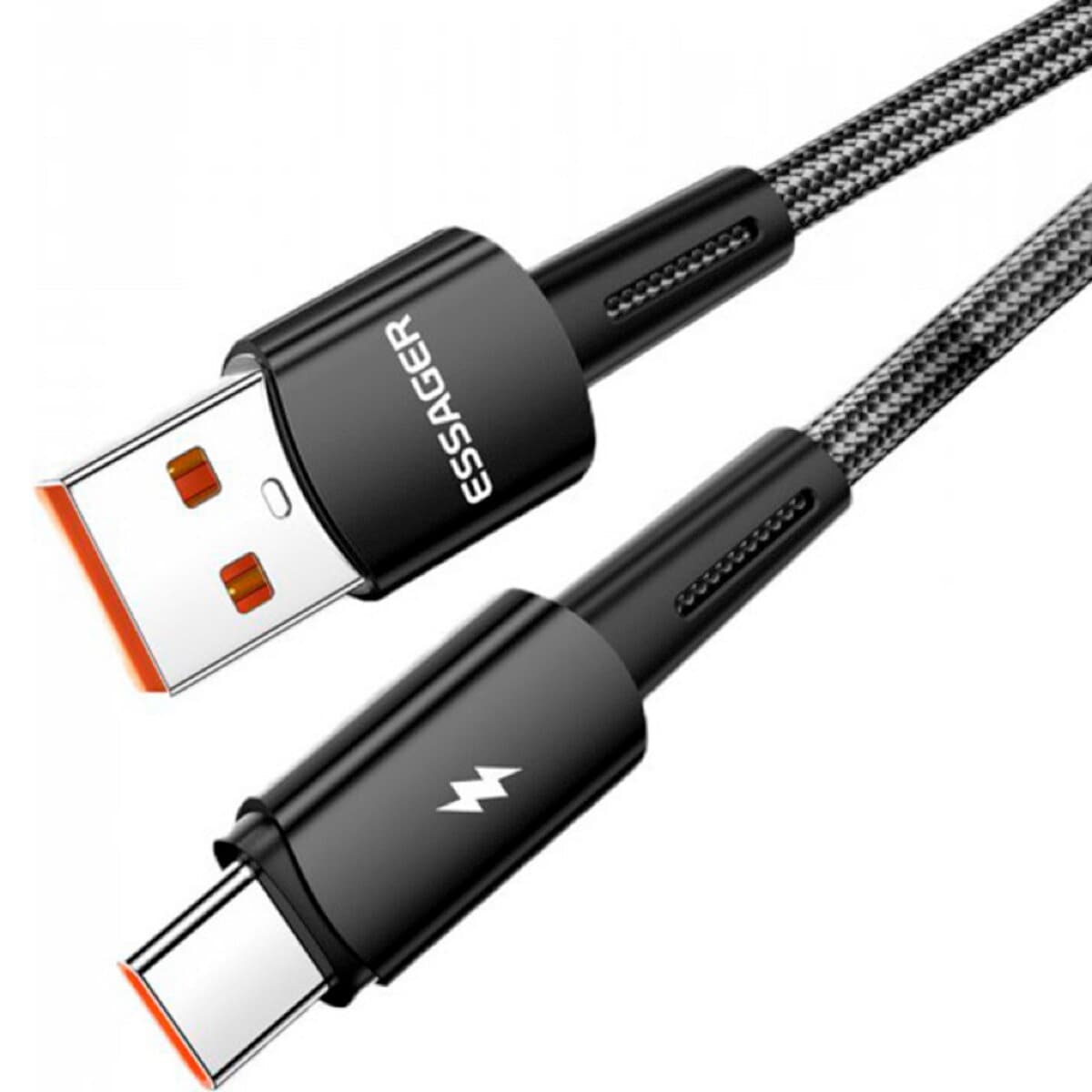 Кабель Essager Sunset USB to Type-C 120W USB Charging Cable 2м Black (EXC120-CGA01-P)