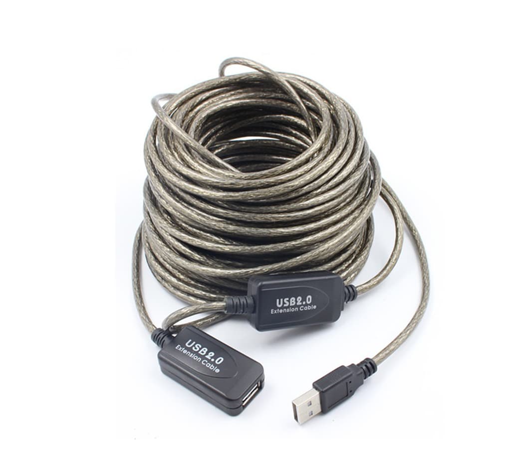 Кабель подовжувач B00962 USB to USB AM-AF 20м Black