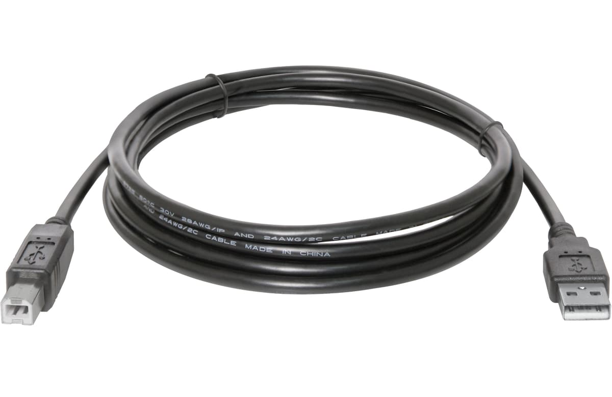 Кабель Defender USB04-10 USB AM-BM 3м Black (83764)