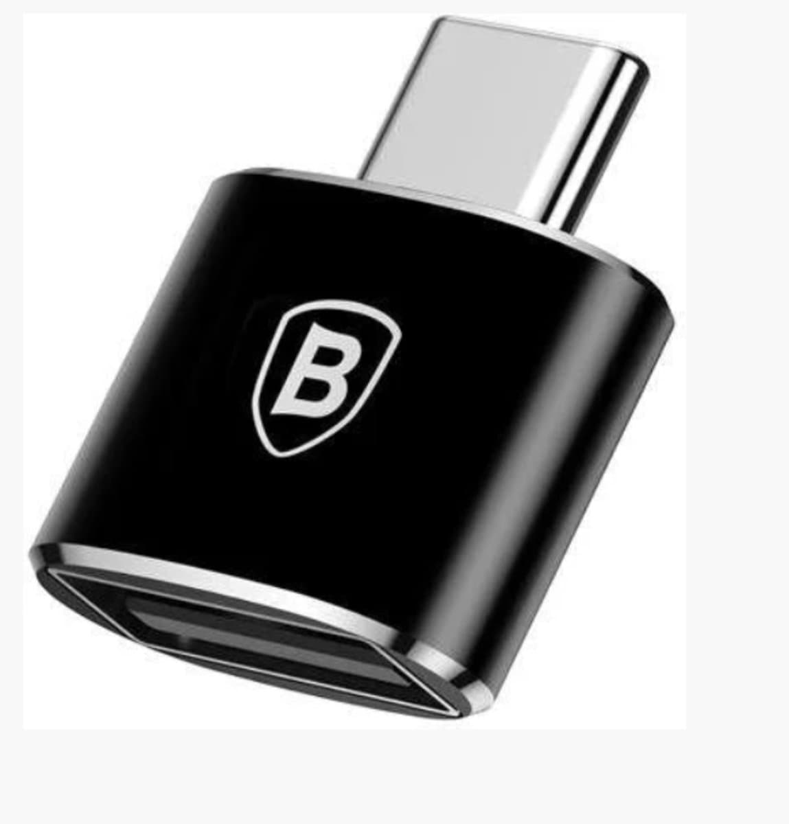 Адаптер перехідник Baseus USB Female To Type-C Male Adapter Converter Black (CATOTG-01)