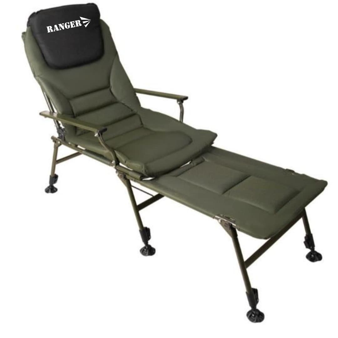 Коропове розкладне крісло ліжко Ranger Carp SL-112 RA2251 210см Оксфорд 600D Olive