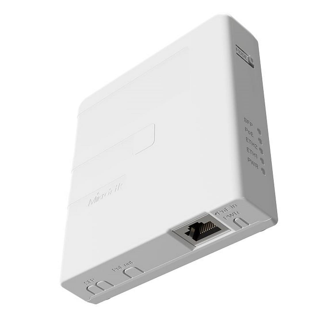 Адаптер MikroTik GPEN 21 Gigabit Passive Ethernet Network Fixed Smart PoE injector with SFP White