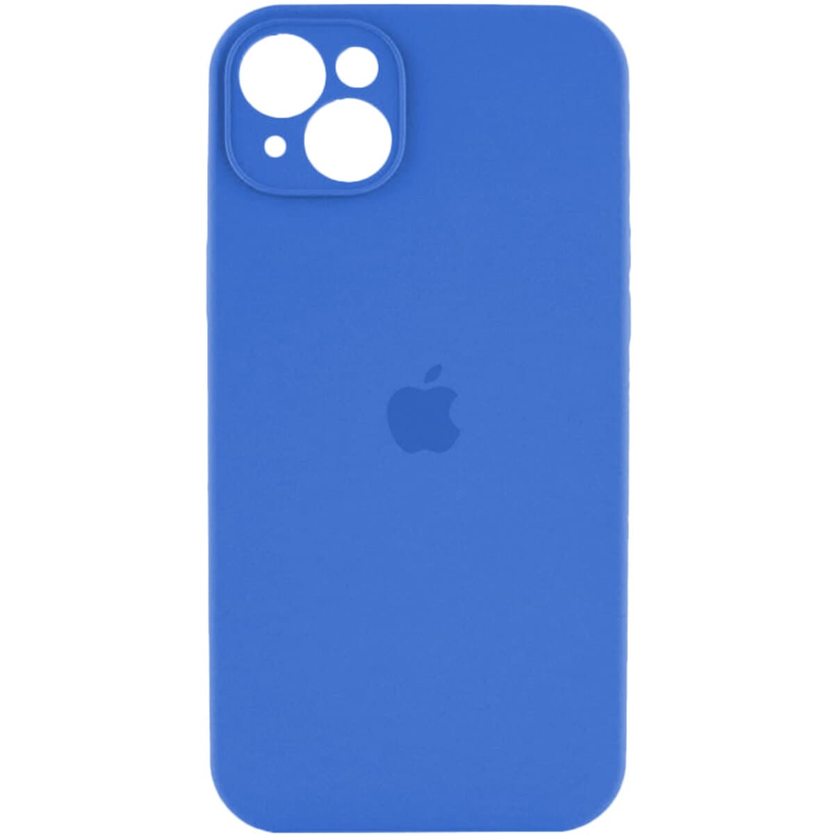 Защитный чехол-накладка Silicone Full Case AA Camera Protect для iPhone 13 Royal Blue (FullAAi13-3)