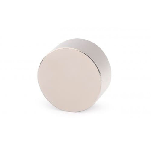 Сильний неодимовий дисковий магніт 40x20мм N35 Silver (510556)