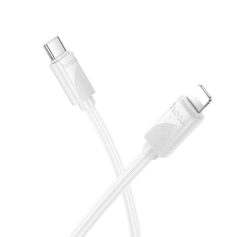Кабель HOCO X114 Energy PD charging data cable Type-C to Lightning 1m 3A White
