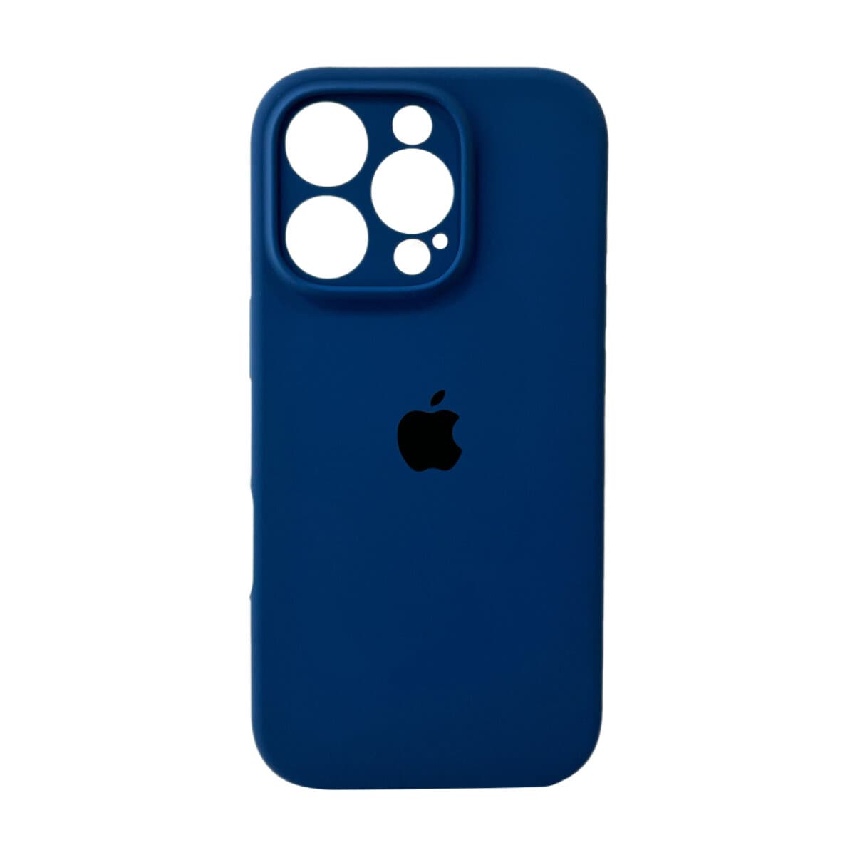 Защитный чехол-накладка Silicone Full Case AA Camera Protect для Apple iPhone 16 Pro Blue (FullAAi16P-16)