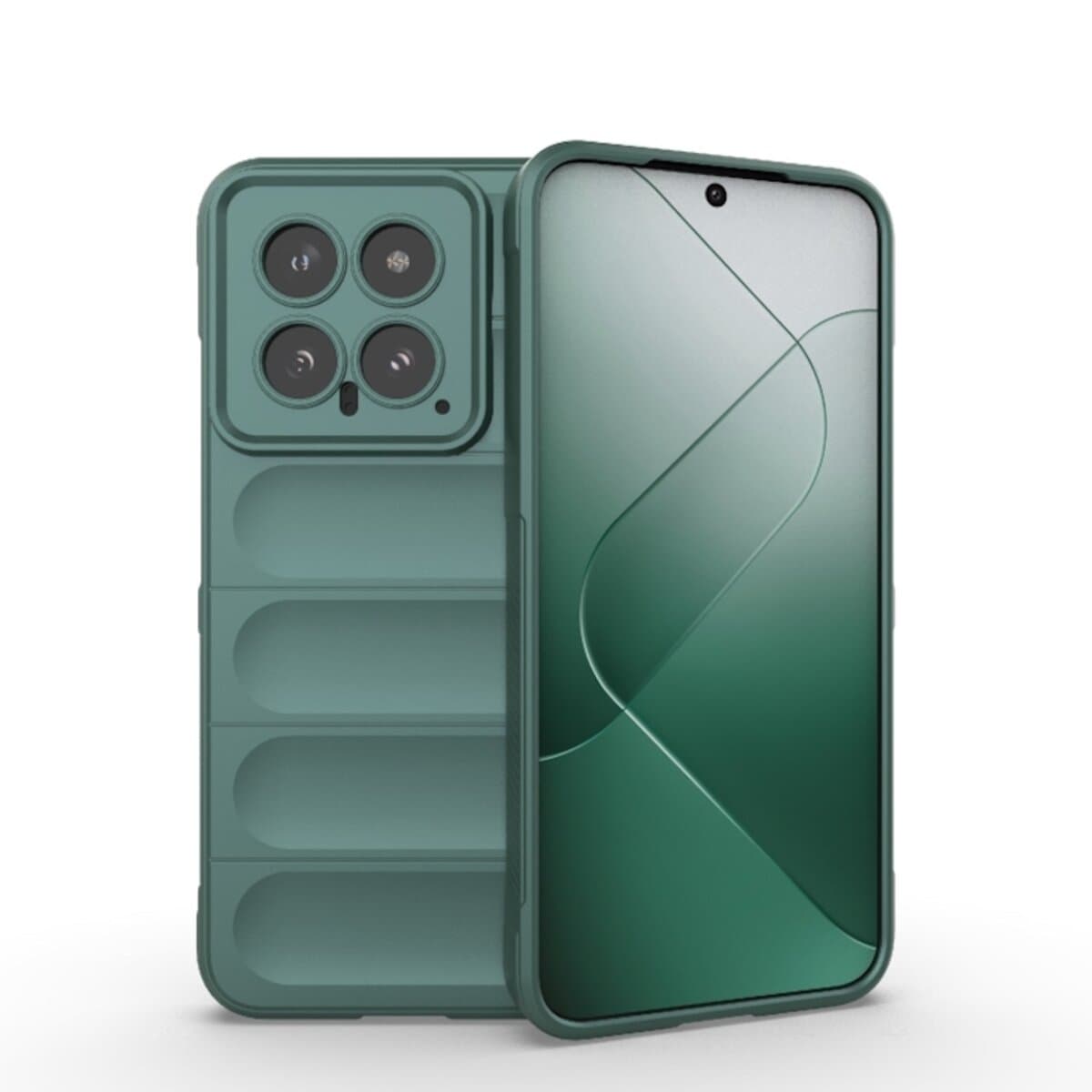 Защитный чехол-накладка Cosmic Magic Shield для Xiaomi Redmi Note 14 5G Dark Green (MagicShXiNo14Green)