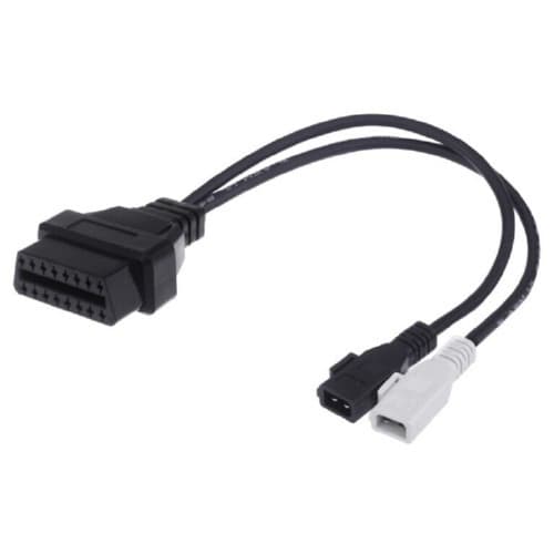 Кабель переходник с OBD2 16pin мама на VAG 2x2pin 2+2pin VW AUDI папа Black (312672)