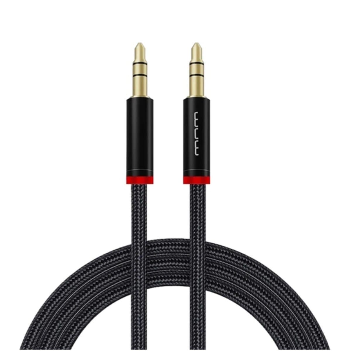 Аудио кабель WUW R150 AUX 3.5mm to AUX 3.5 mm 1m Black (R150)