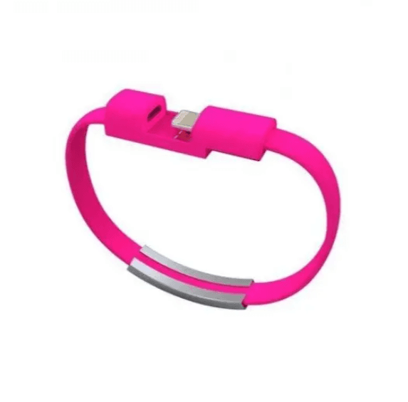 Кабель браслет S0603 USB to Lightning RTL Pink