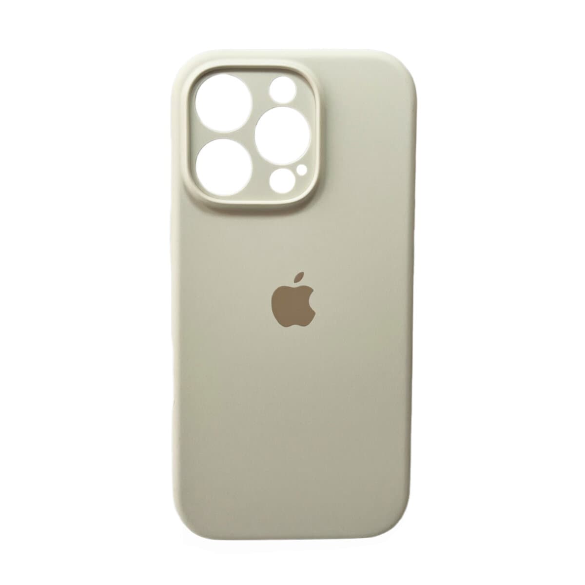 Захисний чохол-накладка Silicone Full Case AA Camera Protect для Apple iPhone 16 Pro Max Stone (FullAAi16PM-10)