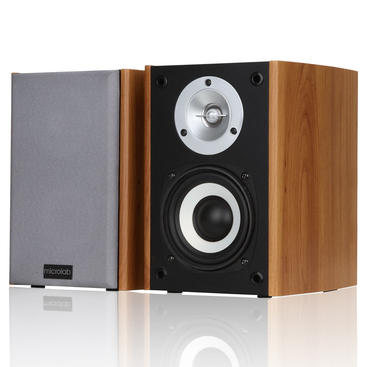 Компьютерные колонки 2.0 Microlab B-73 20Вт RCA Light Wood
