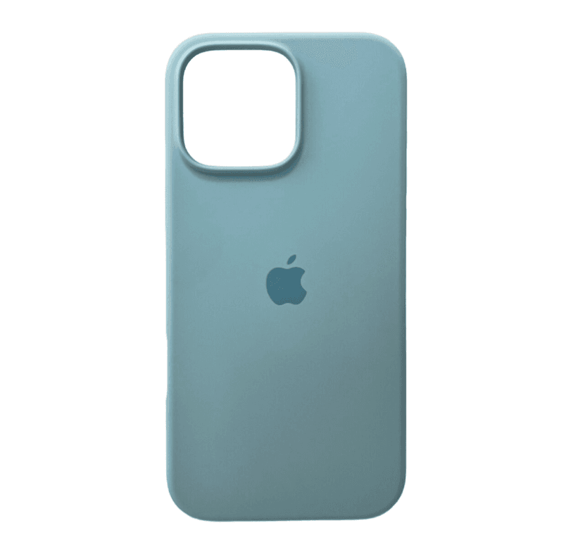 Защитный чехол-накладка Silicone Full Case AA Open Cam для Apple iPhone 16 Pro Mist Blue (FullOpeAAi16P-27)