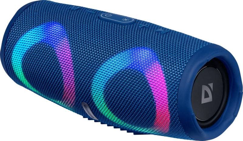 Бездротова портативна колонка 1.0 Defender Q2 10W BT5.1 FM USB TF AUX Blue (65302)