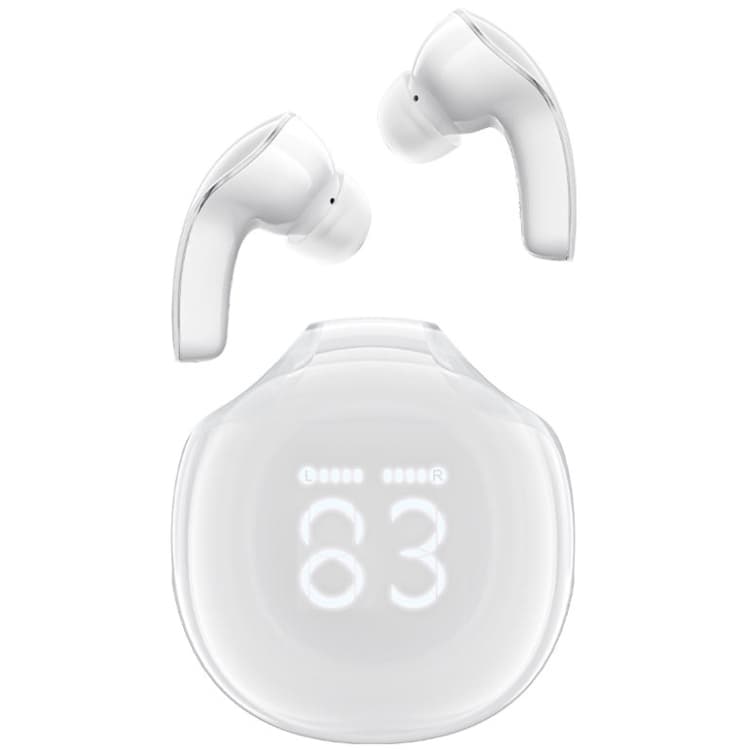 Бездротові навушники TWS Acefast T9 IPX4 480mAh BT5.3 Porcelain White