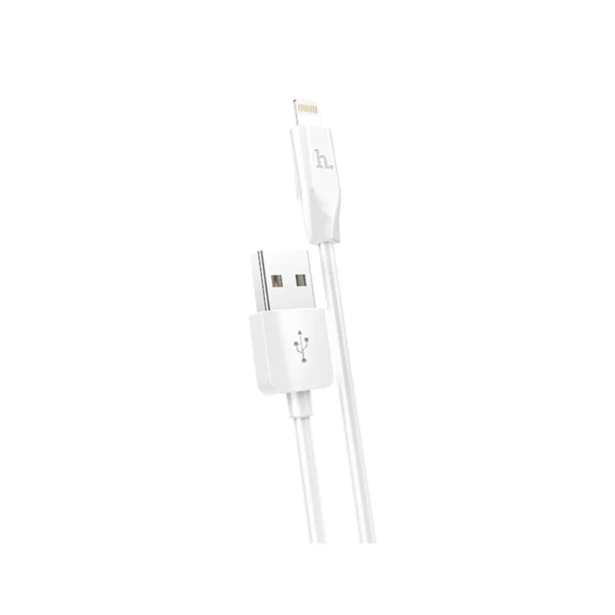 Кабель HOCO X1 USB to Lightning 2.4A 2m PVC White