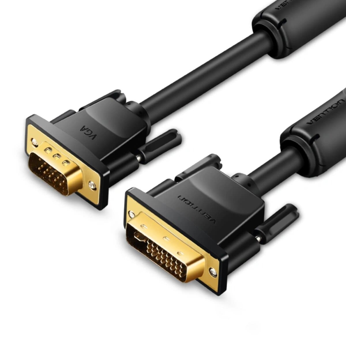 Кабель Vention DVI 24+5 to VGA Cable 3m Black (EACBI)