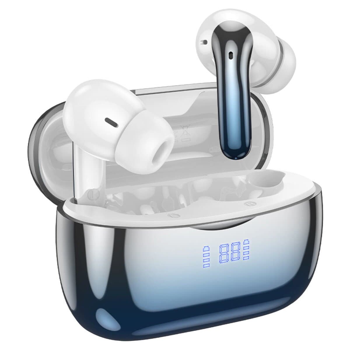 Бездротові навушники HOCO EQ16 Shine true wireless ANC+ENC Noise Reduction BT5.3 320 mAh headset Blue