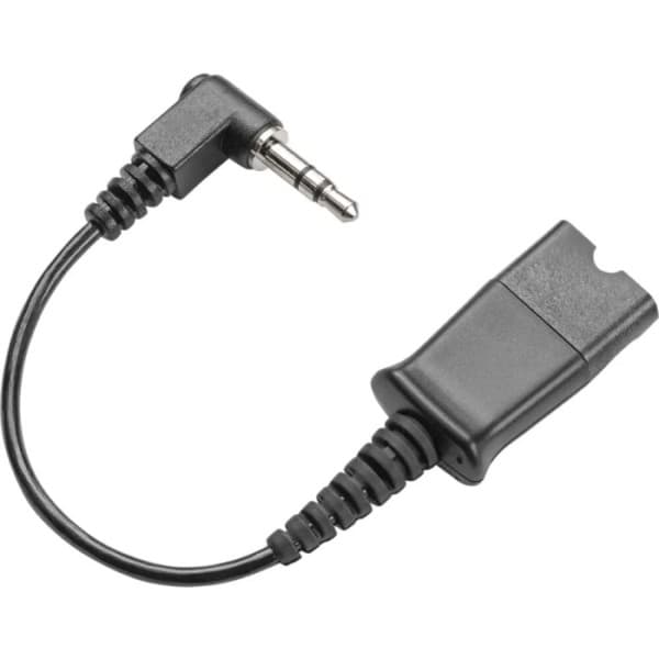 Перехідник-адаптер для гарнітур Poly EncorePro 3.5mm to Quick Disconnect QD Cable 15см Black (85Q37AA)