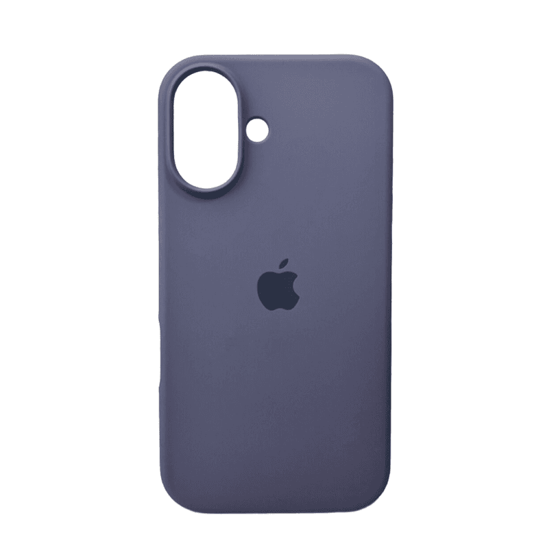 Захисний чохол-накладка Silicone Full Case AA Open Cam для Apple iPhone 16 Lavender Grey (FullOpeAAi16-28)