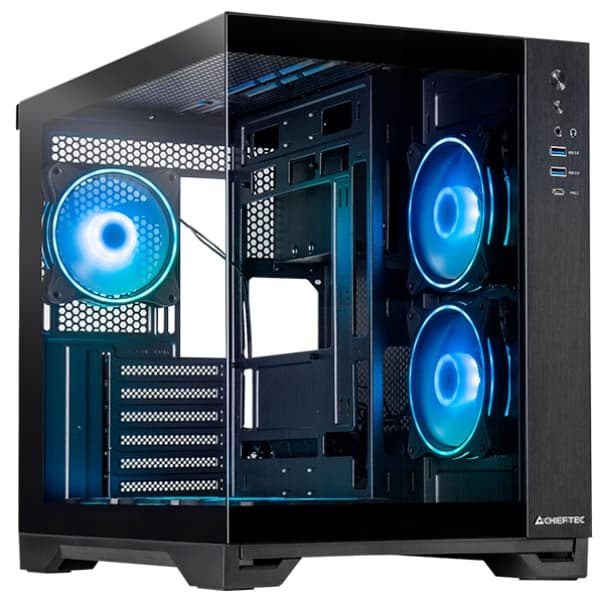 Корпус для комп'ютера Chieftec VISIO GM-30B-TG-OP ATX без БЖ Black (GM-30B-TG-OP)