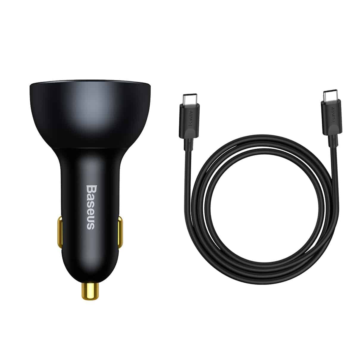 Автомобильное зарядное устройство Baseus Qualcomm Quick Charge 5 Technology Multi-Port Fast Charge Car Charger 2xType-C 1xUSB 160W set Grey (TZCCZM-0G)