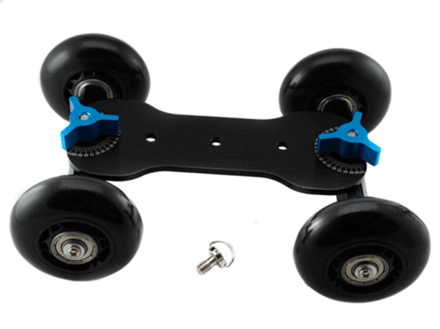 Міні візок скейтер слайдер Dolly Kit для камери 1/4 Black (297173)