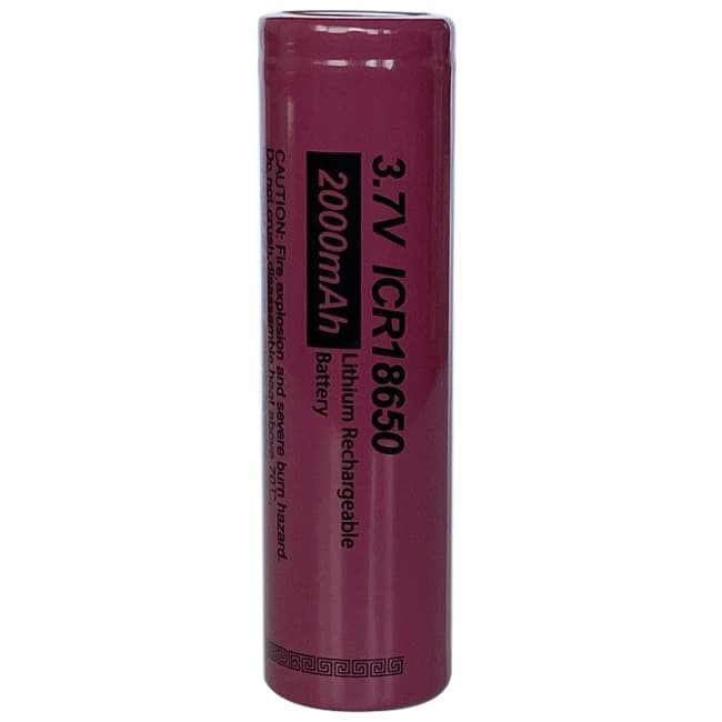 Акумулятор 18650 PKCELL ICR18650 2000mAh 3.7V li-ion ICR battery 1 шт