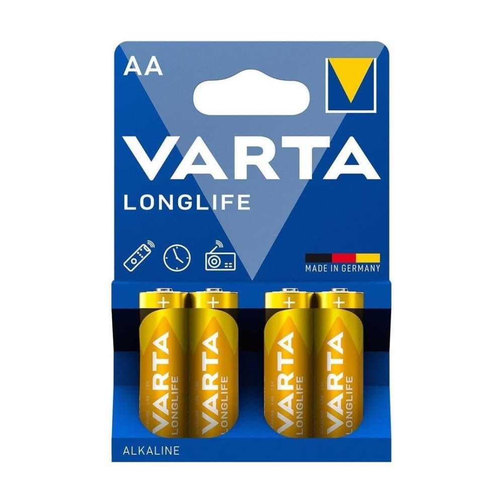 Батарейка Varta LR6/AA Longlife Alkaline 1.5V 4шт
