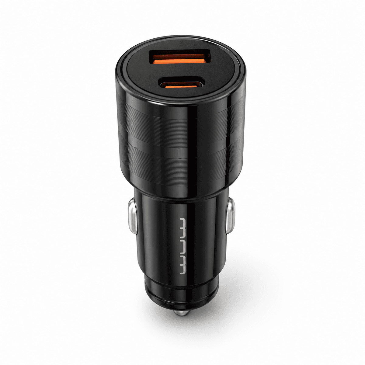 Автомобільний зарядний пристрій WUW C279 1xType-C 1xUSB PD30W+25W Black