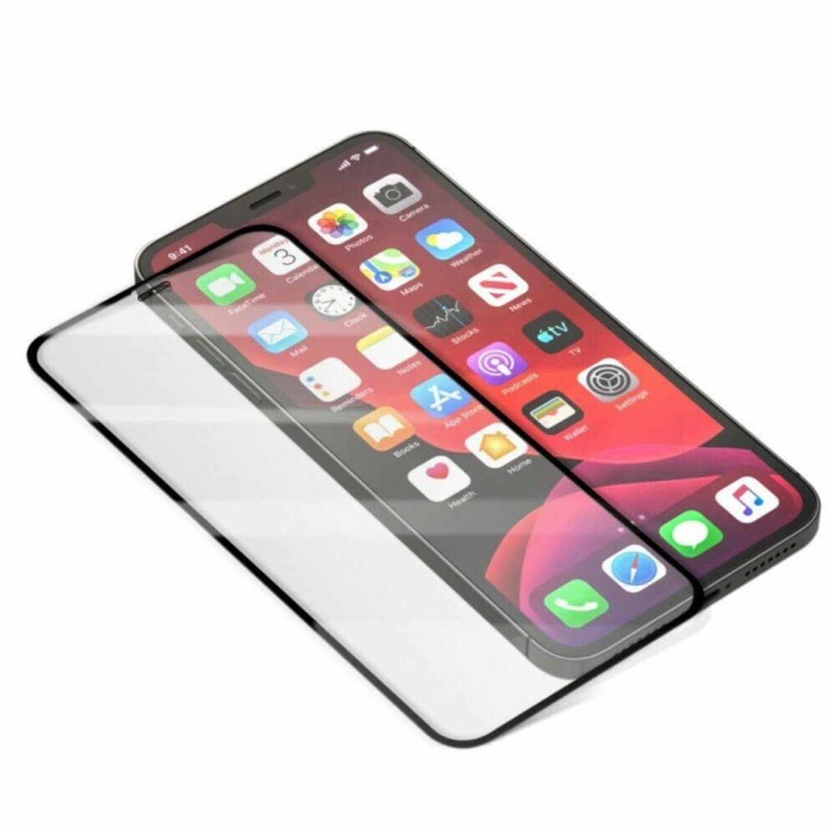 Захисне скло для телефону BOROFONE Elephant series full screen silk screen tempered glass iPhone 12 Pro Max (FSIPHONE12PM)
