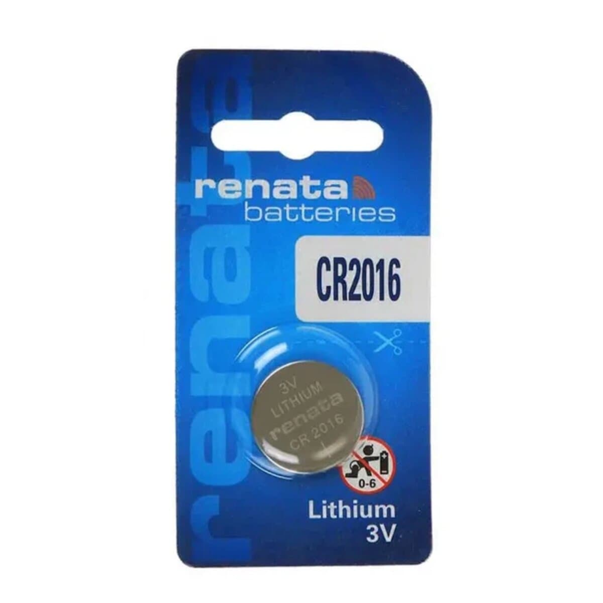 Батарейка Renata CR2016 Lithium 3V 1шт