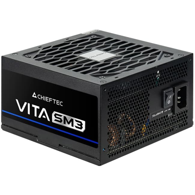 Блок живлення для комп'ютера Chieftec VITA SM3 BPX-850-C 850W ATX 3.1 120mm 80+ Bronze Semi modular Retail (BPX-850-C)