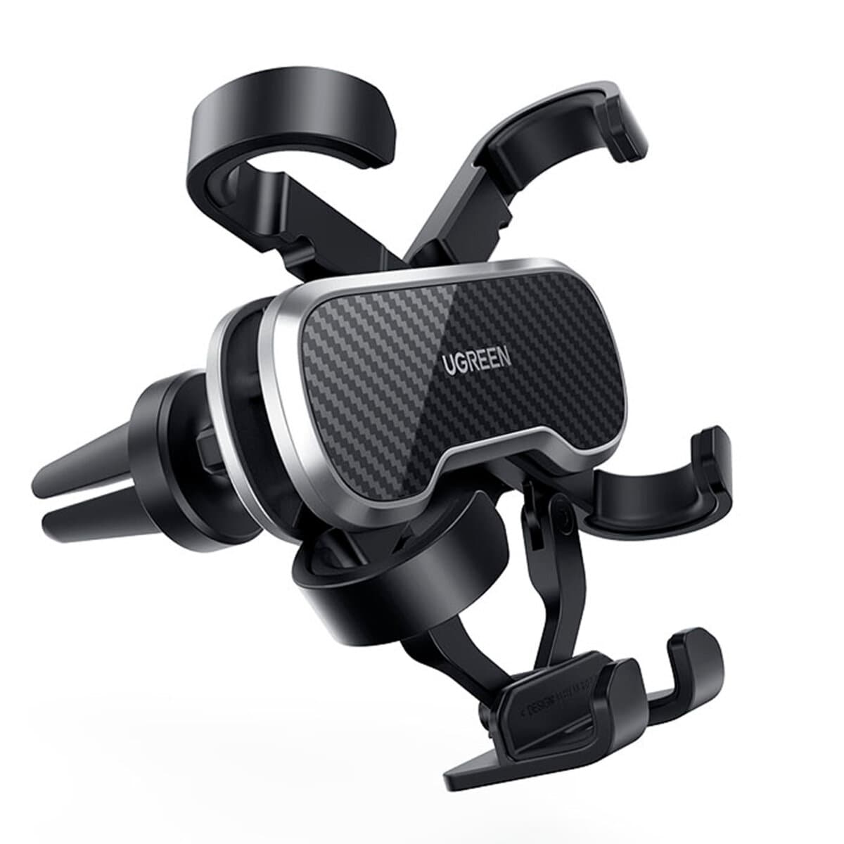 Тримач для телефону автотримач UGREEN LP228 Gravity Drive Air Vent Car Mount Phone Holder Black (UGR-80539)