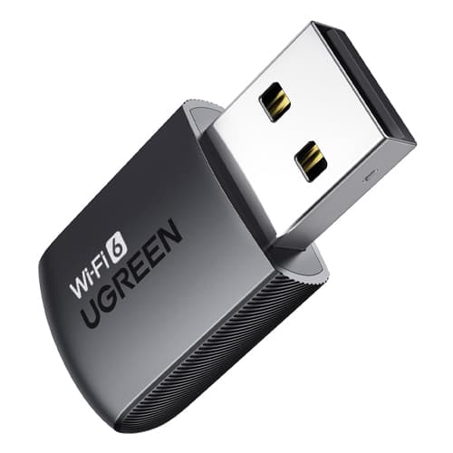 USB Wi-Fi сетевой адаптер Ugreen CM762 AX900 600Мб 802.11ax Black (877415)