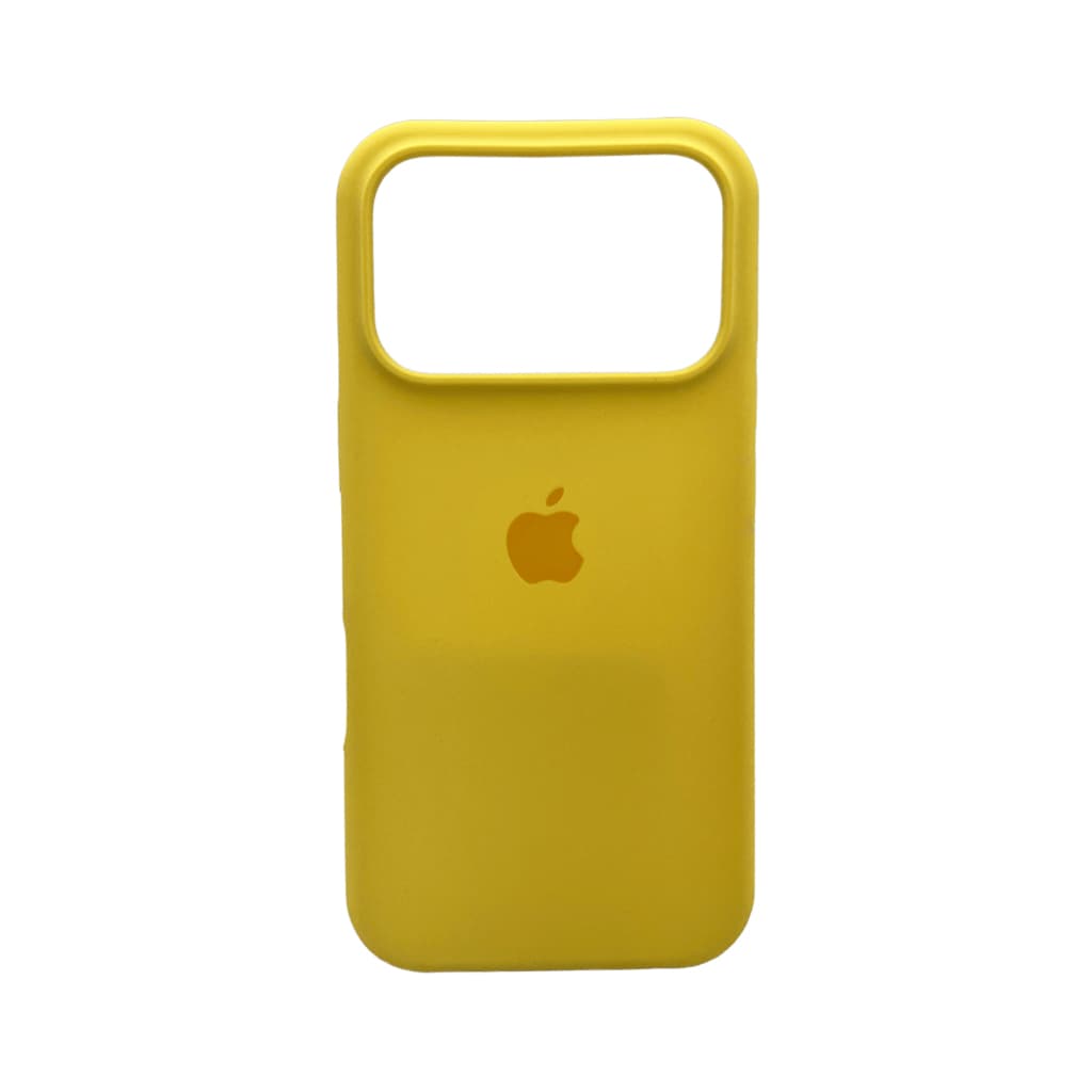 Захисний чохол-накладка Silicone Full Case AA Open Cam для Apple iPhone 17 Pro Canary Yellow (FullOpeAAi17P-33)