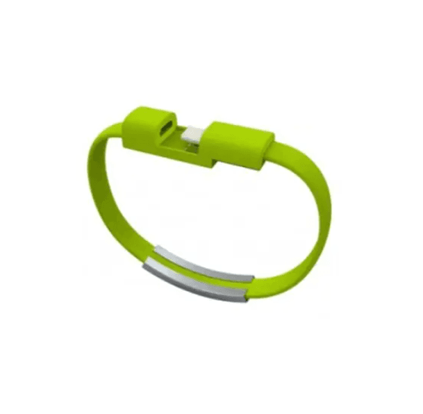 Кабель браслет S0604 USB to Lightning RTL Green