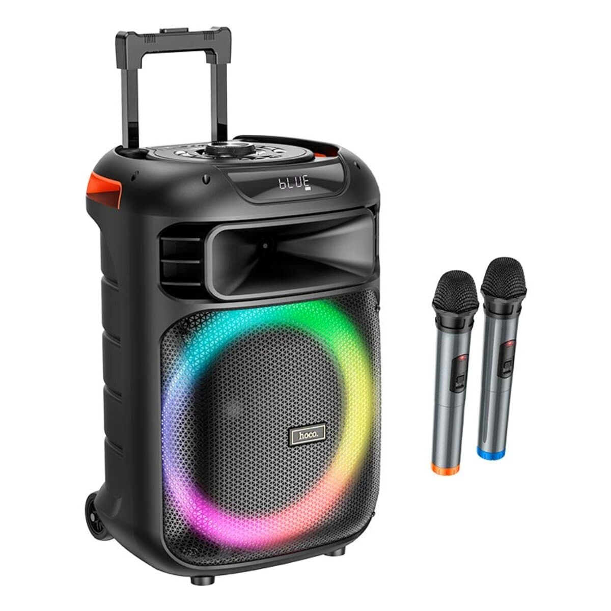 Бездротова портативна колонка з мікрофонами HOCO HA5 Winner wireless dual-mic outdoor BT5.0 speaker 7000mAh Black