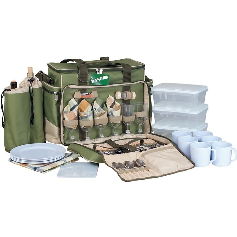 Набір для пікніка в сумці Ranger Rhamper Lux RA9902 на 6 осіб Green