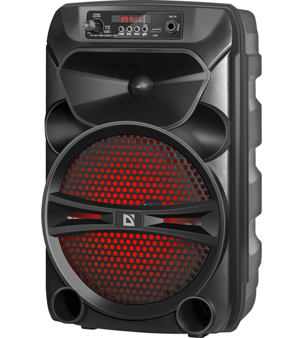 Бездротова портативна колонка Defender G110 1.0 12W Light BT FM USB AUX Black (65110)