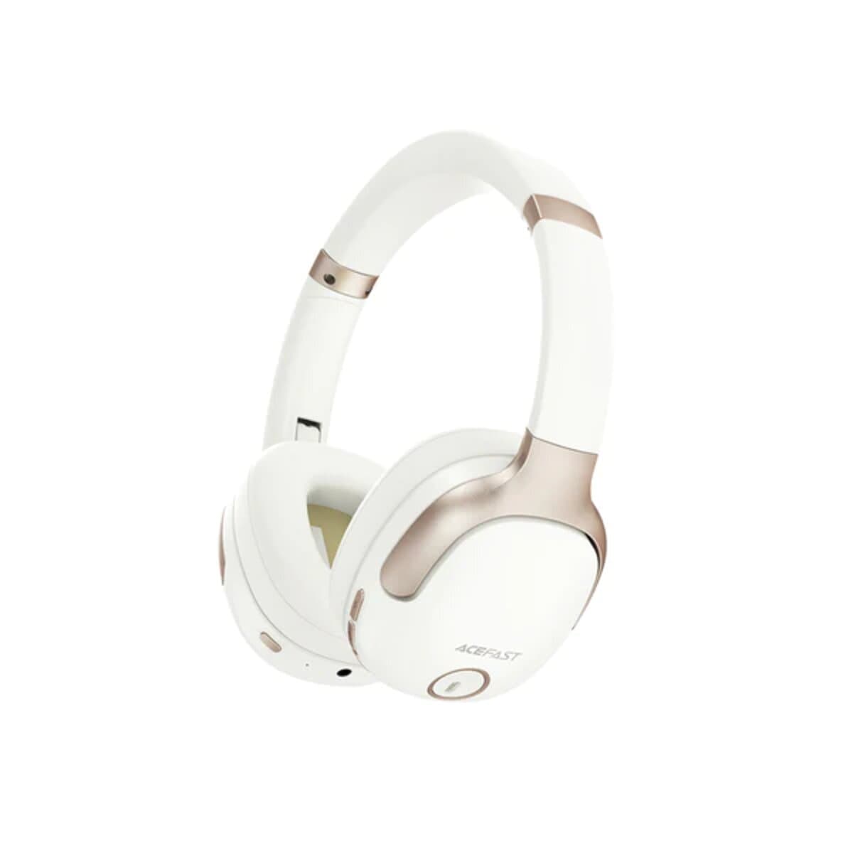 Бездротові навушники ACEFAST H2 noise canceling Bluetooth headphones IPX4 400mAh Milky White
