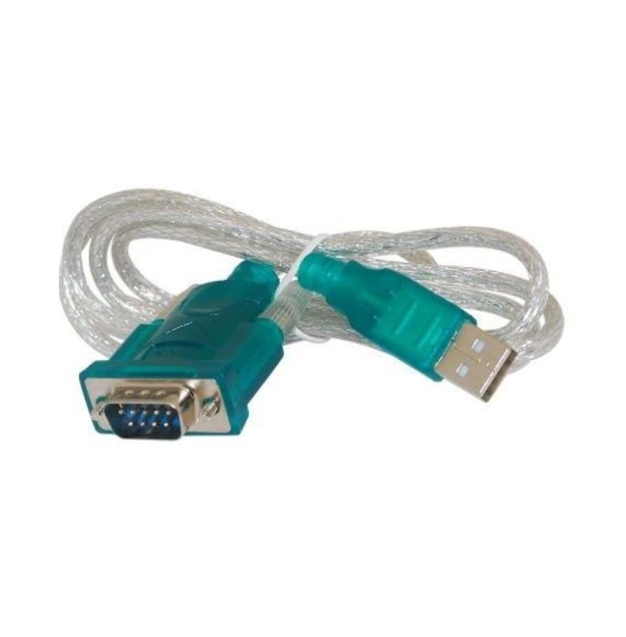 Кабель перехідник USB to RS232 DB9 CH340 0.8м Silver (286772)