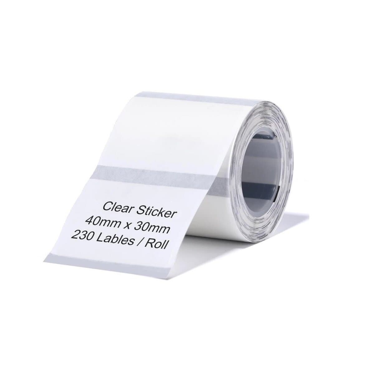 Етикетки стікери для термопринтера NIIMBOT TT40*30-230 для B1/B21/B3S Transparent (A2G88318801)