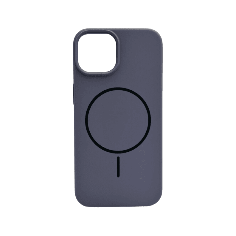 Захисний чохол-накладка Cosmic Silicone Case Magnetic для Apple iPhone 15 Lavender Grey (SilMag15-50)