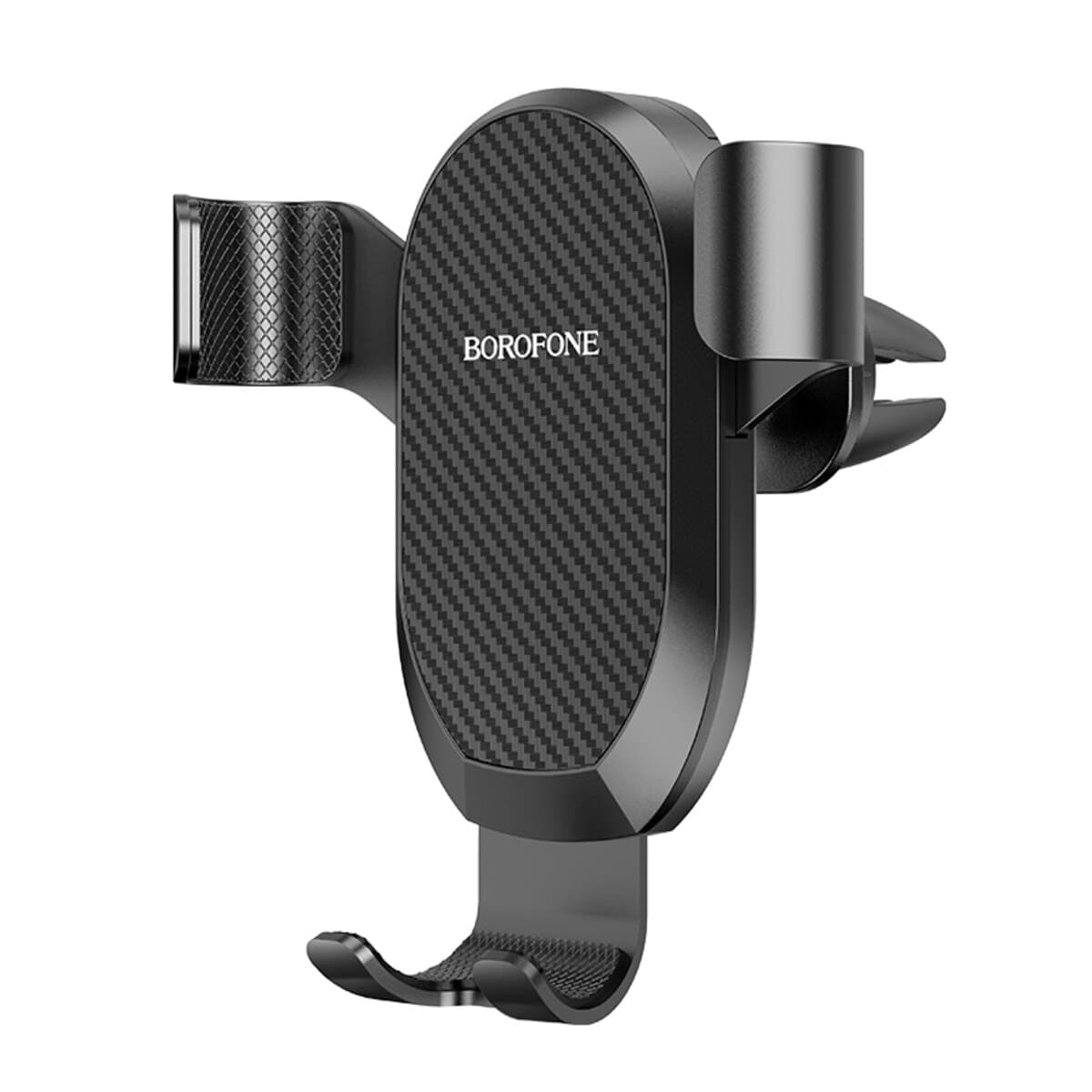 Тримач для телефону автотримач BOROFONE BH48 Warrior Air outlet Gravity Car holder Black (BH48B)