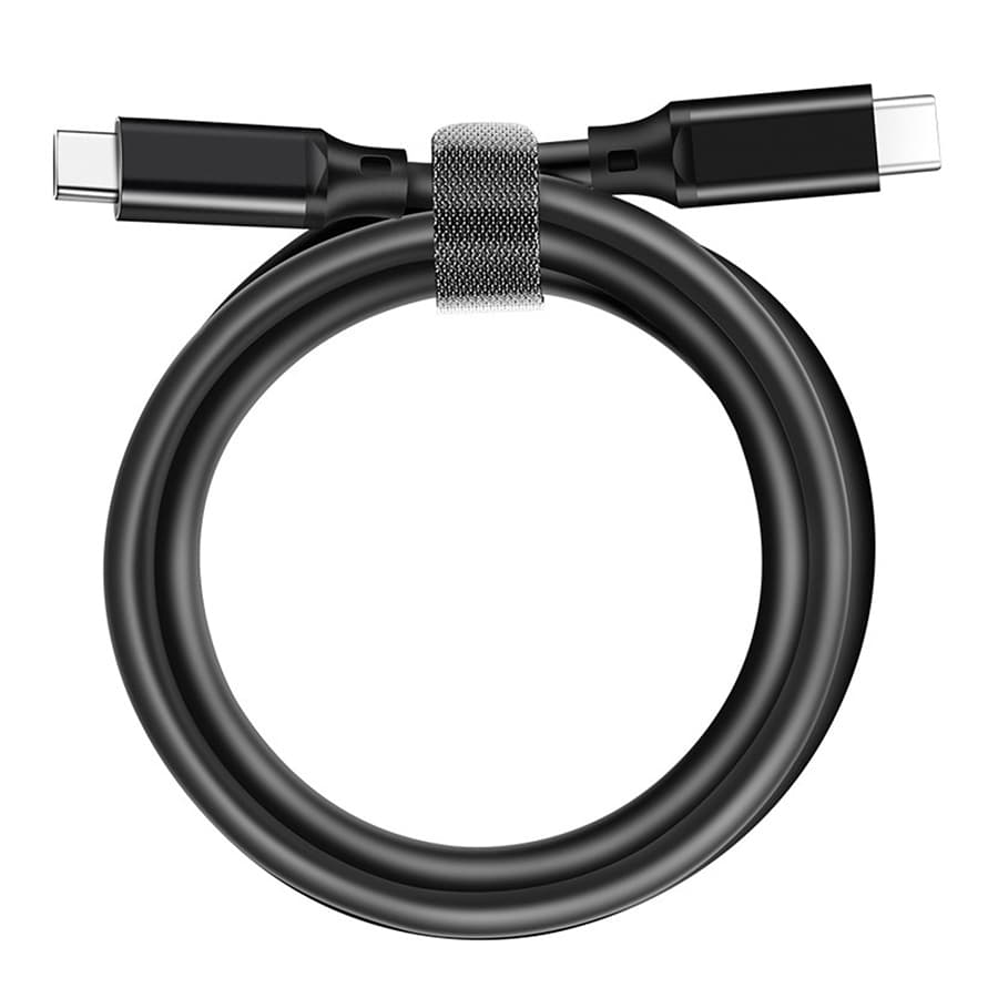 Кабель S0595 USB3.1 Type-C MM 1м PD 3.0 Gen2 100W 20V 5A 4K 60Гц Black