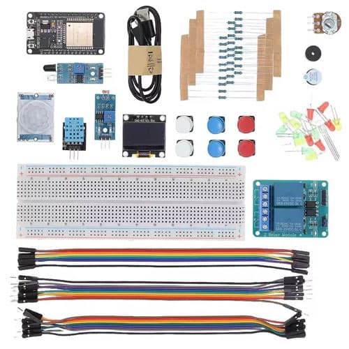 Стартовий набір конструктор на базі ESP32-WROOM-32 ESP32 Starter Kit Wi-Fi в кейсі (1049117)